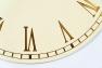 Современные изящные настенные часы молочного цвета Oxford Thomas Kent  - фото
