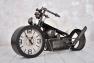 Декоративные настольные часы в виде мотоцикла в стиле стимпанк Bobber Loft Clocks & Co  - фото