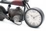 Современные настольные часы в виде мотоцикла в стиле стимпанк Red Bike Loft Clocks & Co  - фото