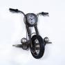 Дизайнерские часы в виде мотоцикла в стиле стимпанк Davids Loft Clocks & Co  - фото