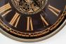 Настенные часы бронзового цвета с открытым механизмом в ретро-стиле Thom Skeleton Clocks  - фото