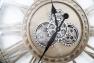 Настенные большие часы с открытым механизмом в винтажном стиле Levi Skeleton Clocks  - фото