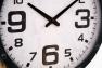 Настенные подвесные часы с белым циферблатом Parker Kensington Station Antique Clocks  - фото