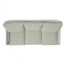 Белый 3-местный диван с плетением из искусственного ротанга Arena Skyline Design  - фото