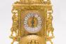 Набор из каминных часов и двух канделябров из латуни золотистого цвета Alberti Livio  - фото