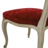 Стул-кресло с красным бархатом в стиле барокко Palmobili   - фото