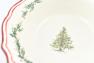 Глубокий салатник из коллекции рождественской керамики Holly Bizzirri  - фото