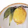 Керамическая глубокая пиала с яркой художественной росписью "Лимоны" Bizzirri  - фото
