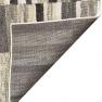 Мягкий ковер с рисунком из бежевых, серых и коричневых полосок Alfa SL Carpet  - фото