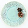 Салатная тарелка из голубой глазурованной керамики Madeira Costa Nova  - фото