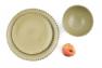 Комплект оливковых тарелок с керамическими «жемчужинами» Pearl Costa Nova  - фото