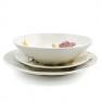 Комплект тарелок с восхитительным цветочным рисунком "Гортензия" Bizzirri  - фото