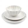 Комплект белых тарелок для изысканной сервировки Alentejo Costa Nova  - фото