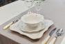 Комплект тарелок разной формы из белой керамики Barroco Costa Nova  - фото