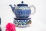 Сервиз чайный с тортовницей и чайником Ягодная поляна Керамика Артистична  - фото