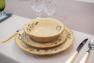 Сервировочный набор из трех тарелок разной формы "Маслины" L´Antica Deruta  - фото