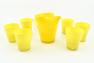 Набор стаканов Comtesse Milano Samoa непрозрачные желтые 6 шт.  - фото