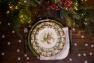 Тарелка десертная "Символы Рождества" Bizzirri  - фото