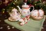 Подарочный комплект из 2х чайных чашек с блюдцем «Теплые поздравления» Palais Royal  - фото