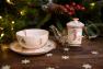 Персональный чайный комплект: заварник и чашка "Теплые поздравления" Palais Royal  - фото