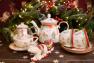 Фарфоровый чайник для новогоднего чаепития "Теплые поздравления" Palais Royal  - фото