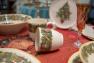 Большая керамическая кружка с праздничным рисунком «Яркое Рождество» Villa Grazia  - фото