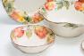 Коллекция керамической посуды с ручной росписью "Персики" Bizzirri  - фото