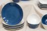 Синяя обеденная тарелка из огнеупорной керамики Nova Costa Nova  - фото