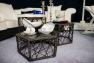 Комплект мебели для террасы из искусственного ротанга с декором в виде паутины Talenti  - фото
