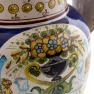 Лампа настольная керамическая ручной росписи L´Antica Deruta  - фото
