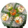 Набор из 4-х салатных тарелок с рисунком тыкв "Осенний урожай" Certified International  - фото