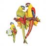 Декор настенный "Желтый попугай" Ceramiche Bravo  - фото