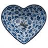 Керамическая пиала в форме сердца "Стрекоза"  - фото