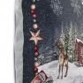 Гобеленовая новогодняя наволочка с тефлоновой пропиткой с изображением оленя "Сказочная ночь" Villa Grazia Premium  - фото