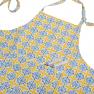 Фартук с регулируемой завязкой и карманом желто-голубой Medicea Brandani  - фото