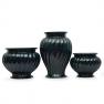 Кашпо большое керамическое темно-зеленого цвета Ceramiche Bravo  - фото