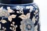 Большая напольная ваза из керамики с цветочным декором Mastercraft  - фото