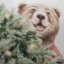 Новогодняя наволочка из полиэстера "Медвежонок" Cindy Centrotex  - фото