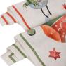 Набор из 2-х кухонных хлопковых полотенец с носком "Рождественские символы" Centrotex  - фото