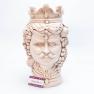 Бежевая керамическая ваза "Сицилиец", декор для дома Mastercraft  - фото