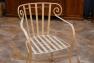 Изящный бежевый стул из прочного металла Villa Grazia  - фото