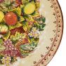 Базальтовый круглый стол с изображением фруктов Clarai Duca di Camastra  - фото