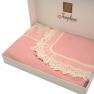 Комплект постельного белья розового цвета Bic Ricami  - фото
