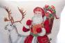 Декоративная наволочка "Дед Мороз и белый олень" Villa Grazia  - фото