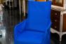 Синий чехол на стул New London Villa Grazia Premium  - фото
