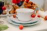 Чашка чайная с блюдцем из белой коллекции Impressions Costa Nova  - фото