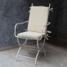 Кресло с подлокотником кремовое Villa Grazia  - фото