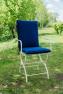 Набор из 2-х синих подушек с тефлоновой пропиткой для стульев New London с кант-шнуром Villa Grazia  - фото