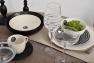 Белая тарелка для супа из керамики с выразительной текстурой Vesuvio Bastide  - фото