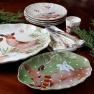 Комплект из 4 белых тарелок для салата из огнеупорной керамики Deer Friends Casafina  - фото